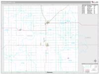 Harper County, KS Wall Map Zip Code