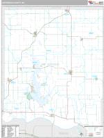 Jefferson County, KS Wall Map Zip Code