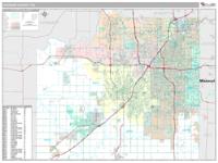 Johnson County, KS Wall Map Zip Code