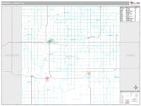 Marshall County, KS Wall Map Zip Code