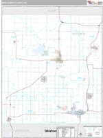 Montgomery County, KS Wall Map Zip Code