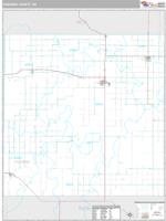 Osborne County, KS Wall Map Zip Code