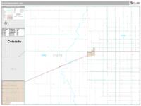 Stanton County, KS Wall Map Zip Code