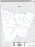 Bracken County, KY Wall Map Zip Code