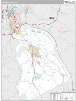 Campbell County, KY Wall Map