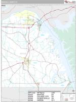 Marshall County, KY Wall Map Zip Code