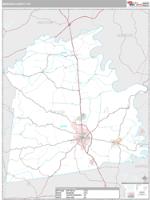 Mercer County, KY Wall Map Zip Code