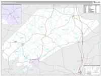 Webster County, KY Wall Map Zip Code