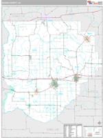 Acadia County, LA Wall Map Zip Code