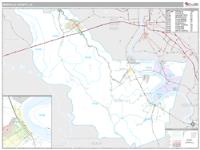 Iberville County, LA Wall Map Zip Code