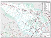 Howard County, MD Wall Map Zip Code