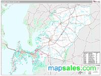 Queen Anne's County, MD Wall Map Zip Code