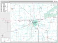 Jackson County, MI Wall Map