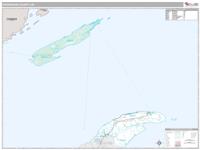 Keweenaw County, MI Wall Map Zip Code