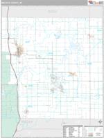 Mecosta County, MI Wall Map Zip Code