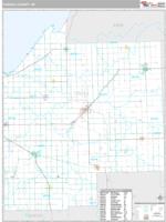 Tuscola County, MI Wall Map