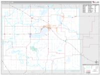 Pope County, MN Wall Map Zip Code