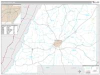 Attala County, MS Wall Map