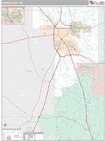 Forrest County, MS Wall Map