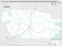 Jefferson County, MS Wall Map Zip Code