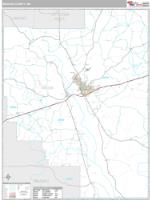 Marion County, MS Wall Map Zip Code