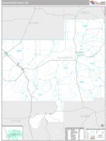 Tallahatchie County, MS Wall Map Zip Code