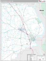 Cape Girardeau County, MO Wall Map Zip Code