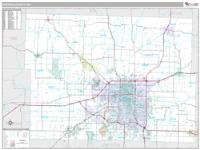 Greene County, MO Wall Map Zip Code