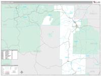 Iron County, MO Wall Map