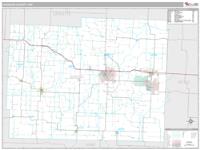 Johnson County, MO Wall Map Zip Code