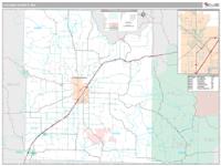 Laclede County, MO Wall Map Zip Code