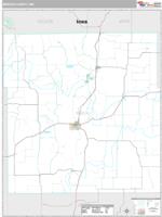 Mercer County, MO Wall Map Zip Code