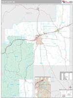 Phelps County, MO Wall Map Zip Code