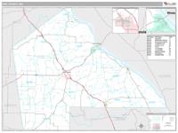 Pike County, MO Wall Map Zip Code