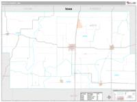 Worth County, MO Wall Map Zip Code