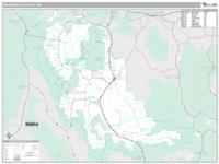 Beaverhead County, MT Wall Map Zip Code