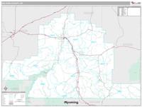 Big Horn County, MT Wall Map Zip Code