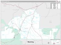 Carbon County, MT Wall Map