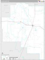 Fallon County, MT Wall Map Zip Code