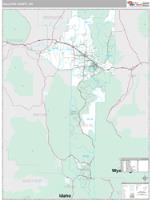 Gallatin County, MT Wall Map Zip Code