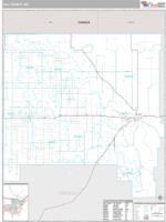 Hill County, MT Wall Map Zip Code