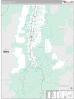 Ravalli County, MT Wall Map Zip Code