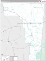 Rosebud County, MT Wall Map