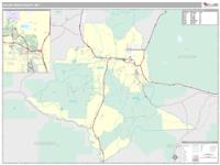 Silver Bow County, MT Wall Map Zip Code