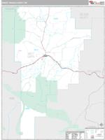 Sweet Grass County, MT Wall Map Zip Code