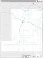 Gosper County, NE Wall Map Zip Code