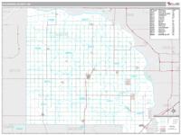 Saunders County, NE Wall Map Zip Code