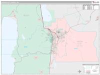 Carson City County, NV Wall Map