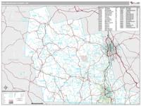 Hillsborough County, NH Wall Map Zip Code