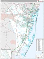 Ocean County, NJ Wall Map